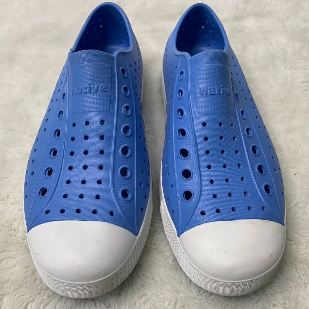 Native Men’s 8 US Ladies 10 US Blue Jefferson Rubber Slip On Shoes